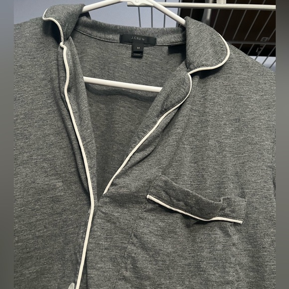 J. Crew Pajama Lounge Button Up Shirt - Picture 4 of 6